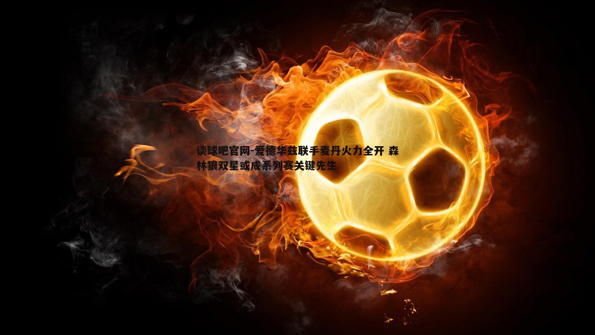 爱德华兹联手麦丹火力全开 森林狼双星或成系列赛关键先生